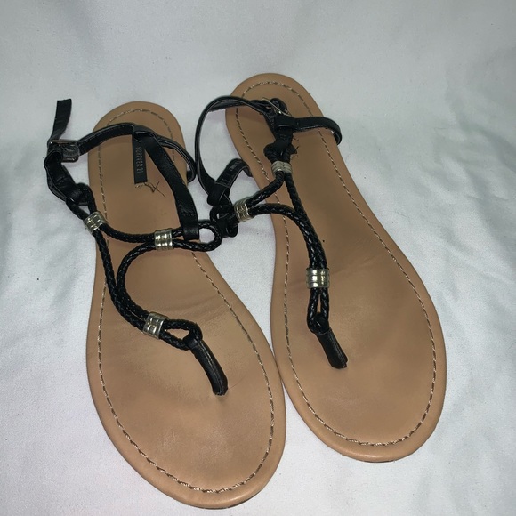 Black & Brown Sandals - Picture 4 of 6